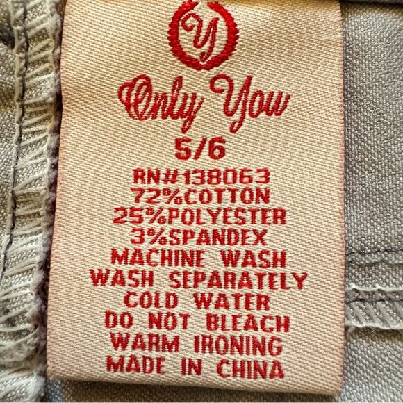 Only You lavender patterned low rise leggings pants juniors size 5/6
 b16 - Picture 2 of 5